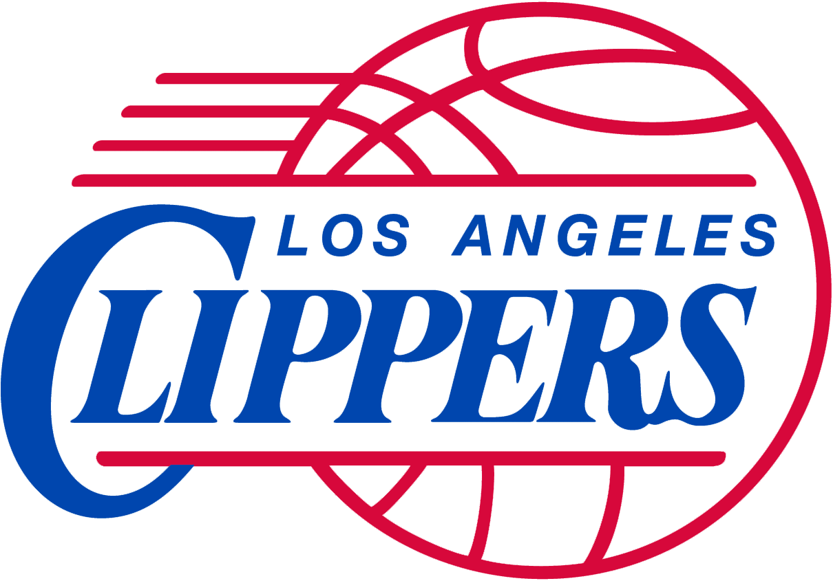 LOS ANGELES, CA - DECEMBER 01: LA Clippers Buffalo Braves logo during the  Sacramento Kings vs LA