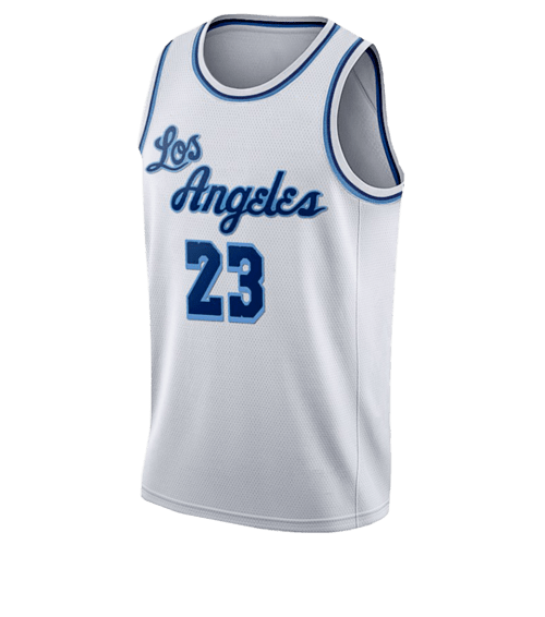 los angeles lakers jersey history
