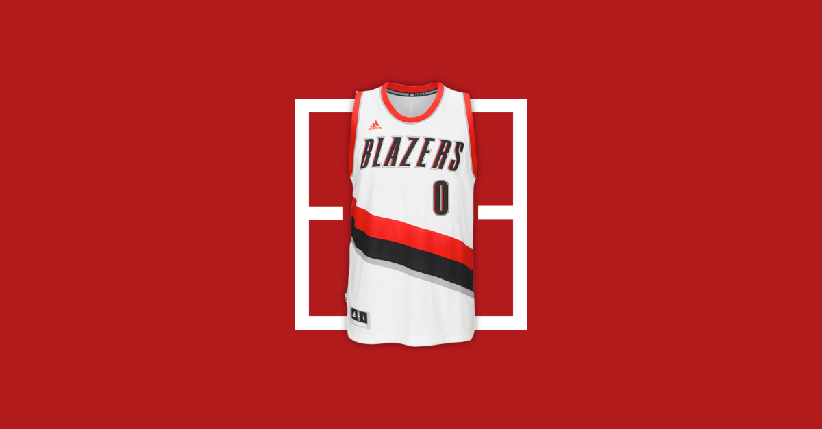 32 BILL WALTON Portland Trail Blazers NBA Center Black Throwback