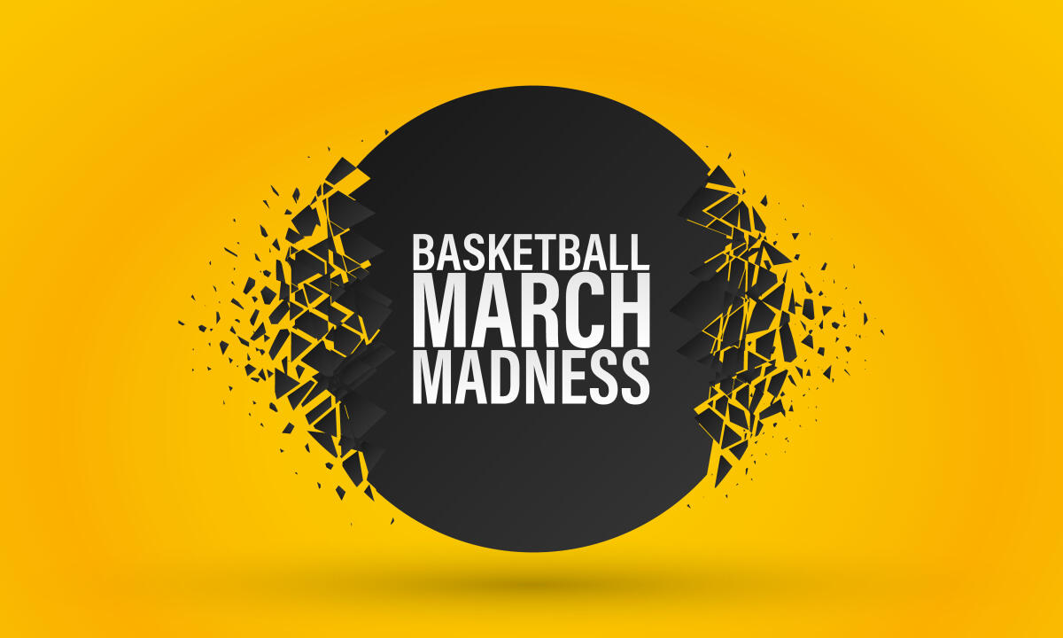 March madness 2024. Мартовское безумие фон.