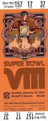 Superbowl 8 Ticket