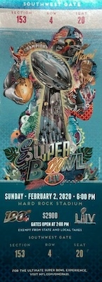 Superbowl 54 Ticket