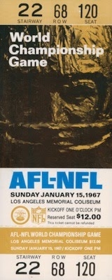 Superbowl 1 Ticket