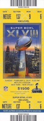 Superbowl 48 Ticket